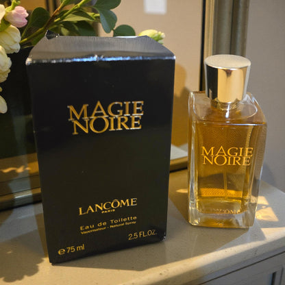Lancôme Magie Noire Eau de Toilette 75ml Spray – Rare Vintage Fragrance For Women (New in Box)