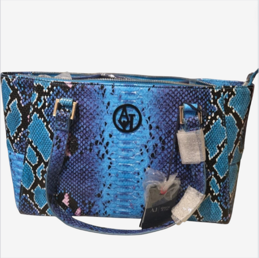 Armani Exchange Women’s Blue Handbag – Authentic Designer Tote, New with Tags