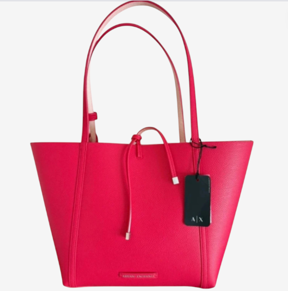 Armani Exchange Women’s Red Tote – Authentic Luxury Handbag, Brand New