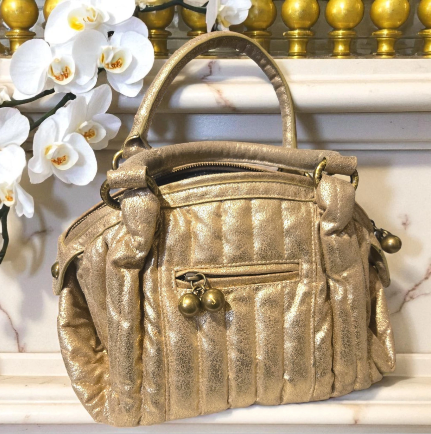 Beautiful Gold Armani Bag – Genuine & New (RRP £289)