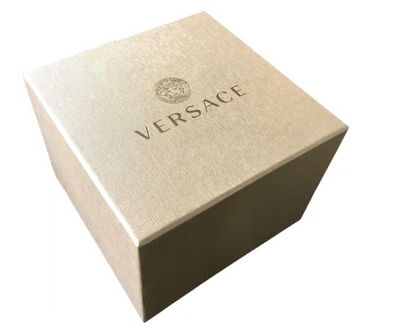 Versace La Medusa Women’s Gold & Black Leather Watch – 38mm Swiss Made